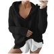 thumbnail image 1 of Gibobby Sudadera mujer, Sudaderas de manga larga con capucha para mujer, suéteres de forro polar, sudaderas con capucha Y2k con bolsillos(Negro,M), 1 of 5