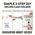 thumbnail image 3 of Koyal Wholesale 4-Pack Graduation Money Cards, Funny Looking for Money Gift 5x7, 3 of 3
