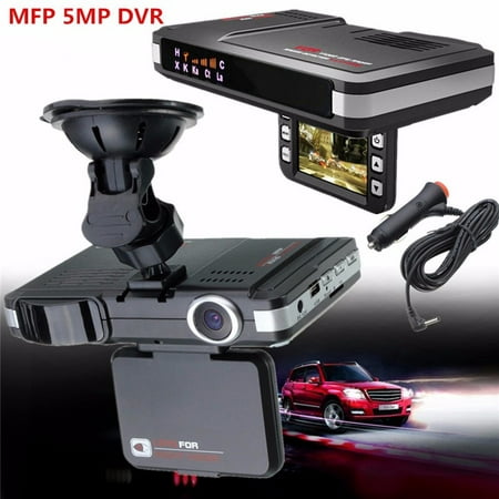2 inch HD 720P G-Sensor Car DVR Recorder 2 IN 1 Night Vision Digital Video LCD Display Camera Vehicle Dash Cam Crash Camcorder Equipment+Laser Speed Detector Trafic