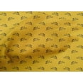 thumbnail image 4 of oneOone Cotton Cambric Yellow Fabric Rabbit Animal Craft Projects Decor Fabric Printed By The Yard 56 Inch Wide, 4 of 4