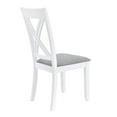 thumbnail image 5 of X - back upholstered chair dining set / Meets daily 4 - person dining needs, 5 of 7