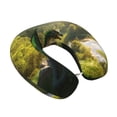 thumbnail image 2 of Cauagu Deep Forest Stone Green Dragon Pattern Travel Pillow Memory Foam, U-Shaped Neck Pillow Neck and Head Support Portable Travel Pillow Suitable for Planes & Trains, 2 of 8