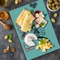 thumbnail image 4 of Stay Cool Cutting Board, Funny Stay Cool This Summer Text and Apple Sunglasses, Decorative Tempered Glass Cutting and Serving Board, in 3 Sizes, by Ambesonne, 4 of 4