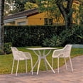 thumbnail image 2 of Air XL Dining Set with 2 Arm Chairs White, 2 of 4
