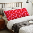 thumbnail image 4 of Fotbe Love Heart Funda para Almohada Corporal con Diseño, Funda de Microfibra Ultrasuave de 20x54 Pulgadas, Ropa de Cama Elegante, 4 of 7