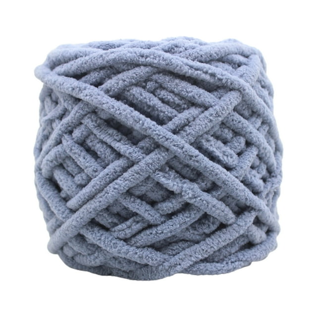 Hilo grueso tejido a mano con textura de barra de hielo para ganchillo y punto | Hilo para manualidades DIY: suéteres, bufandas y muñecos amigurumi