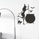 thumbnail image 3 of Halloween Wall Stickers Witch Shape Wall Sticker Removable Self-adhesive Wall Decal Decoration Accessories for Bedroom Home Decor Halloween Party (43, 3 of 3