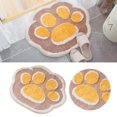thumbnail image 5 of Linda Caricatura Kitty Paw Absorbente Piso Alfombra Suave Hogar Baño Puerta Sala De Estar Entrada Alfombrilla Antideslizante Inevent HA028414-02, 5 of 5