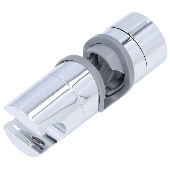 Adjustable Shower Slide Rail Bar Holder 360 Degree Adjustable Straight Clamp ABS Chrome for 18-25mm Pipe