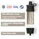 thumbnail image 3 of Filtro de agua NatureNova Mini portátil para senderismo y acampada, negro, 3 of 7