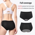 thumbnail image 3 of CARER Period Underwear for Women Heavy Flow, Leakproof Period Panties Moderate Absorbency 3 Pack, 3 of 7