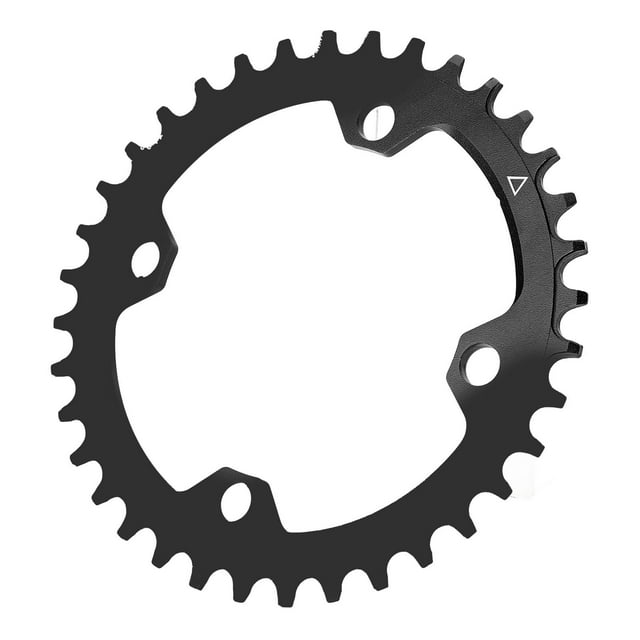 Plateau de Chaîne Rond en Alliage d'Aluminium CNC 36T pour Vélo de Montagne Route avec Sortie Équilibrée et Finition Anodisée