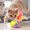 Yellow, variant on Interactive Cat Toy for Indoor Play | 2025 Motion Activated Smart Pet Toy by Obstacle Avoidance Tech for Bored Cats,5.7 cm,Red