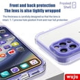 thumbnail image 4 of WUJU 3 En 1 Jelly Transparente Protector De Cámara Completa Funda Para iPhone 13 12 11 Pro Max XR X XS 7 8 Plus A Prueba De Golpes Suave TPU Cubierta, 4 of 4