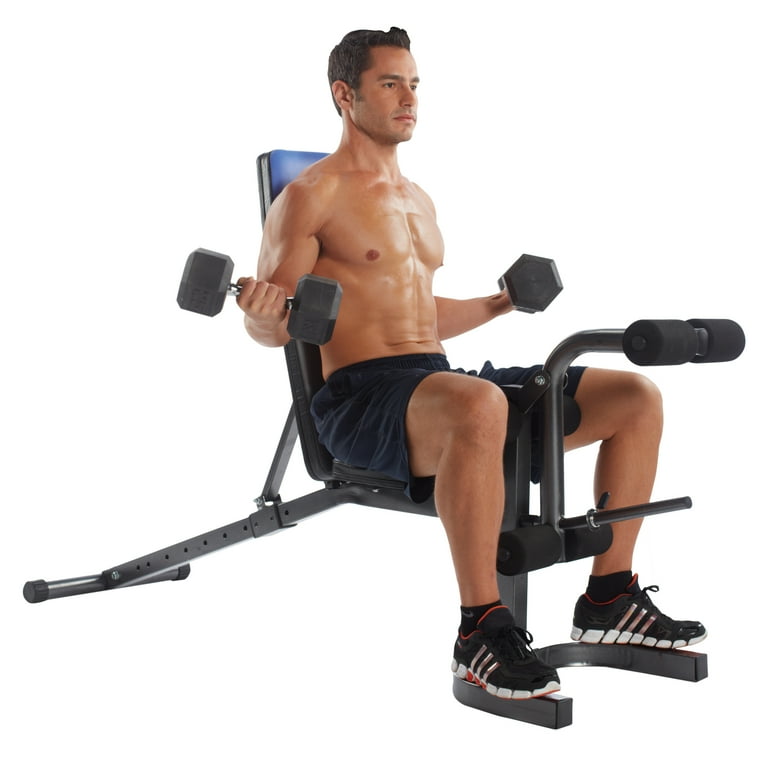 Pure Fitness Adjustable FID Weight Bench Flat Incline Decline