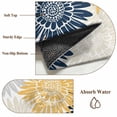 thumbnail image 6 of Yellow Grey Sunflowers Area Rugs 5'x8', Washable Small Throw Rugs for Classroom Bedroom, Boho Vintage Floral Rustic Blossom Indoor Outdoor Rug Non-Slip Low Pile Carpet Runner Reversible Floor Mats, 6 of 8