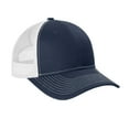 thumbnail image 4 of Mafoose Baseball Cap Ponytail Hat Messy Cap Bun Ponycap for Women True Navy/ White, 4 of 4