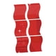 thumbnail image 4 of Calcomanías de decoración Soledad 6 Piezas de Plata Espejo de Pared Decoración de Habitación de Rojo-S, 4 of 6
