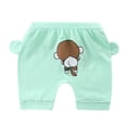 thumbnail image 2 of Ahuyic Cartoon Print Elastic Waist Girls Capris Kids Loose Harem Pants 1-6Y, 2 of 3