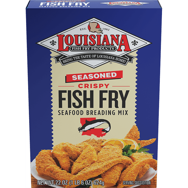 Lousiana Fish Fry Seasoned Fish Fry Breading Mix 22 oz