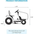 ZYLawn Mower Cover, 54ft Waterproof Riding Lawn Tractor Cover, Heavy