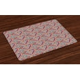 thumbnail image 1 of Ambesonne Ethnic Place Mats Set of 4, Colorful Rhombus Motif, Standard Size, Multicolor, 1 of 4