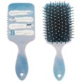 thumbnail image 1 of Juego de cepillo para el cabello y 2 coleteros, cepillo para desenredar inspirado y lazos para el cabello, cepillo para desenredar con cerdas suaves y flexibles para todo tipo de cabello para mujeres, 1 of 5
