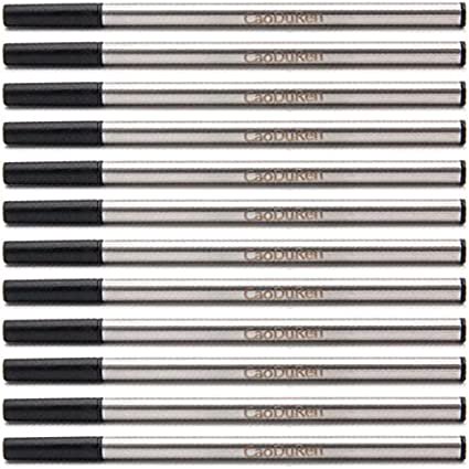 L 109mm 0.7 mm Tip Rollerball Pen Refills Ballpen for Waterman S0112670 German Ink 54090 540951