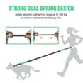 thumbnail image 3 of YIHATA Hands Free Dog Leash for Running Walking Training Hiking, Adjustable Waist Belt, Shock Absorbing, Ideal for Medium to Large Dogs(Green Grey ), 3 of 8