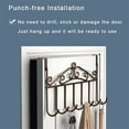 thumbnail image 5 of Casewin Over Door Hanger Hook Coat and Hat Racks, Metal Brown, 5 of 8