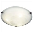 thumbnail image 1 of Kenroy Home 90671WB Monarch 3 Light Flush Mount- Weathered Brick Finish, 1 of 1