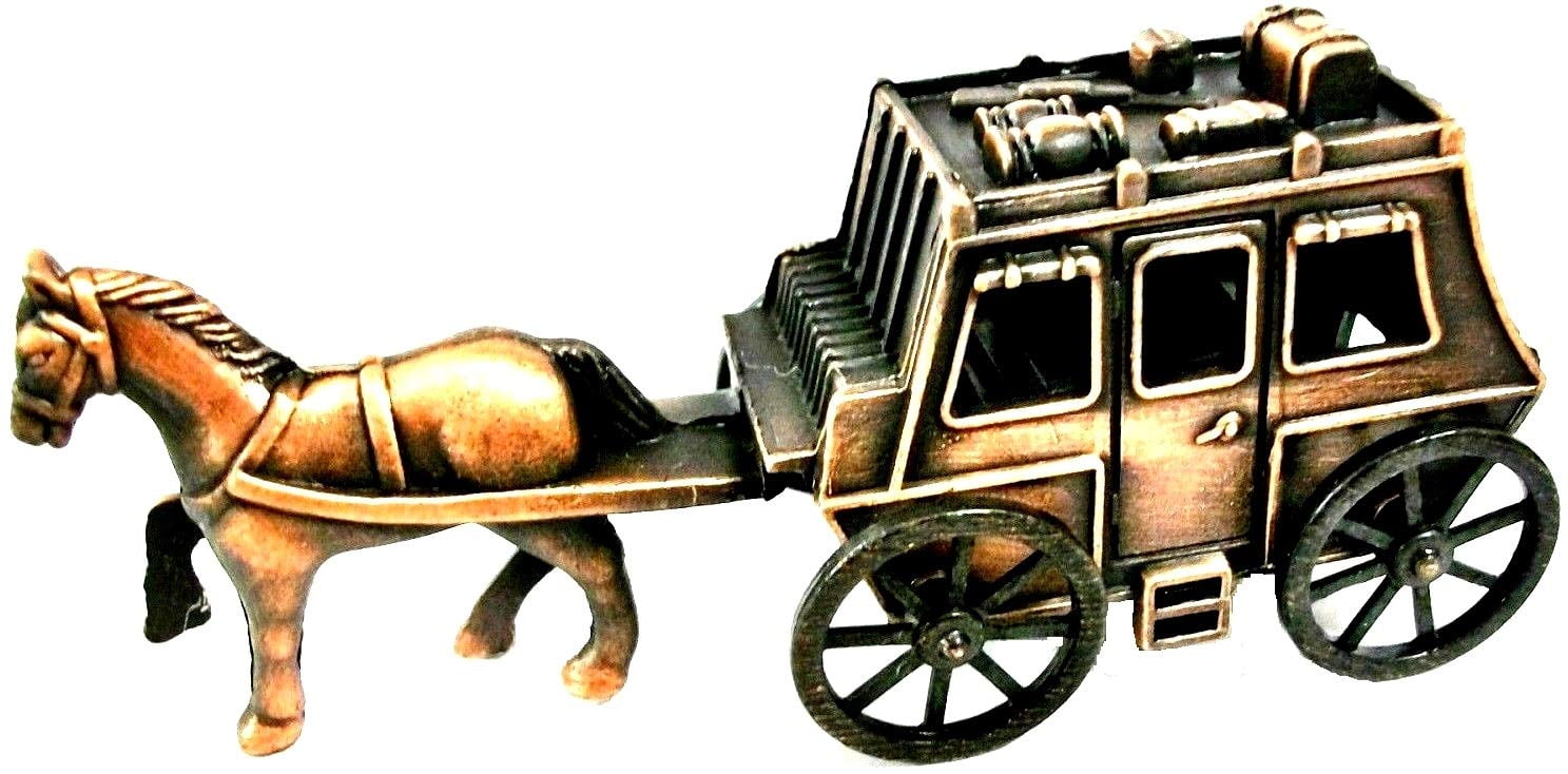 Covered Wagon with Horse Die Cast Metal Collectible Pencil Sharpener 