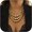 O, variant on Chunky Gold Necklace for Women Layered Choker Necklaces Silver Cuban Link Chain Carabiner Statement Necklace Punk Hip-hop Jewelry for Women