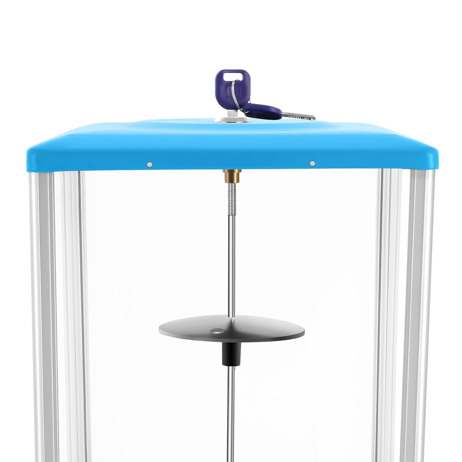 25 Cents Coin Operated Vending Machine, Toy Capsule Vending Machine, Commercial Gumball Machine, 200 Capacity for 1.8"-2" Gashapon, Twister Balls, Capsule Toys, Gumball, Bouncy Balls