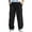 Black, variant on Men's Casual Pants Comfortable Stretch Relaxed Fit Breathable Lightweight Soft Trousers for Everyday Wear Band 13 Outdoor Foam Crease Pants Trousers for Men Mens Scrub Pants with Pockets Boy