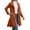 Coffee., variant on HBGVBA Womens Winter Coats,Plus Size Warm Jackets for Women,Women's Solid Color Wool Long Pea Coat Stand Collar Breasted Trench with Belt Pocketed Jacket
