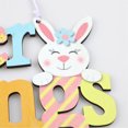 thumbnail image 2 of 1 Set Door Decorations Wood Rabbit Spring Letter Pattern Party Supply Easter Wreath Cute Eye-catching Doors Hangers Wreathes JM00292, 2 of 7
