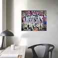 thumbnail image 4 of Orinice Graffiti Art Fine Art Aesthetic Poster & Print Wall Painting for Classroom Kitchen Office Farmhouse Bathroom Room Decor Pictures Wall Art Painting Ready to Hang Canvas Living Room, 4 of 6
