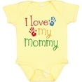 thumbnail image 3 of Inktastic I Love My Mommy Handprints Boys or Girls Baby Bodysuit, 3 of 5