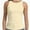 Beige, variant on Women's Ribbed Tank Top - Sleeveless Crew Neck Summer Shirt, Casual Basic Strap Top