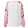 thumbnail image 4 of Shadoumai Football Season Sweatershirt For Women Crew Neck Pullover Long Sleeve Tops Fall Winter Women Football, 4 of 4