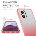thumbnail image 4 of OnePlus Nord N20 5G Case, Rosebono Hybrid Gradient Transparent Soft Clear Skin Cover Case For OnePlus Nord N20 5G (Red), 4 of 4