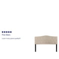 thumbnail image 4 of Cambridge Tufted Upholstered Queen Size Headboard in Beige Fabric, 4 of 9
