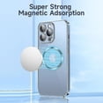 thumbnail image 2 of Funda magnética Magsafe compatible con iPhone 14 Pro Max/14 Pro/14 Plus/14, protector de lente de silicona transparente, 2 of 5