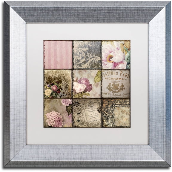 Trademark Fine Art "Viva La Paris I" Canvas Art by Color Bakery White Matte, Silver Frame