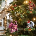 thumbnail image 2 of Figuras Dino Que Cuelgan El Ornamento Del Navidad 4 Piezas Acrílico para Decoraciones Automóviles, 2 of 8