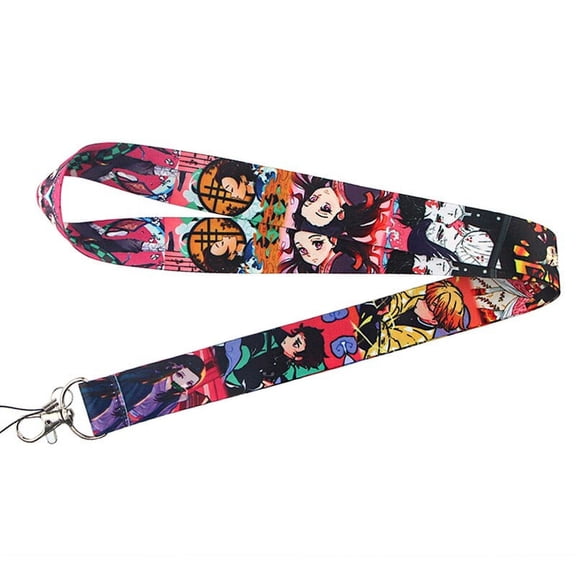 Anime Source Demon Slayer Anime Manga Series Character Animated Lanyard Keychain ID Badge Holder