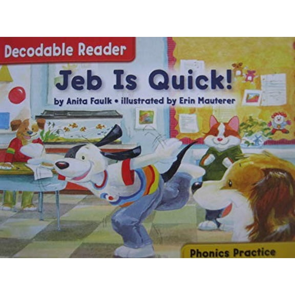 Pre-Owned McGraw-Hill Decodable Reader Grade K Jeb Is Quick! Paperback