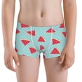 thumbnail image 5 of Yiaed Watermelon Print Boys' Boxer Briefs Cotton Casual Stretch Comfort Boys Boxers - Kids Boxer Briefs Underwear for Boys (6-18)-Small, 5 of 5