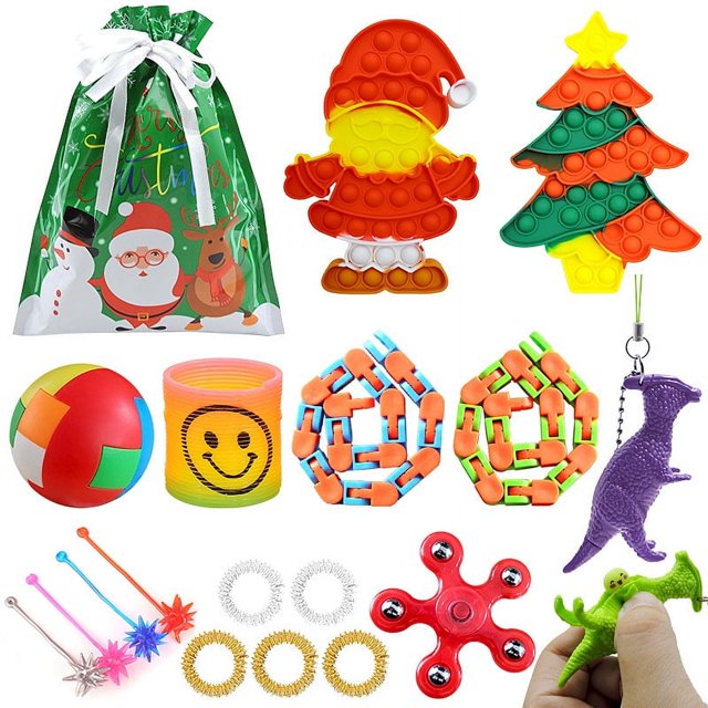Caja ciega de Navidad, regalo de fiesta para niños, cubo de Rubik sin cremallera, giroscopio, calendario de cuenta atrás, caja ciega, juguete de Navidad